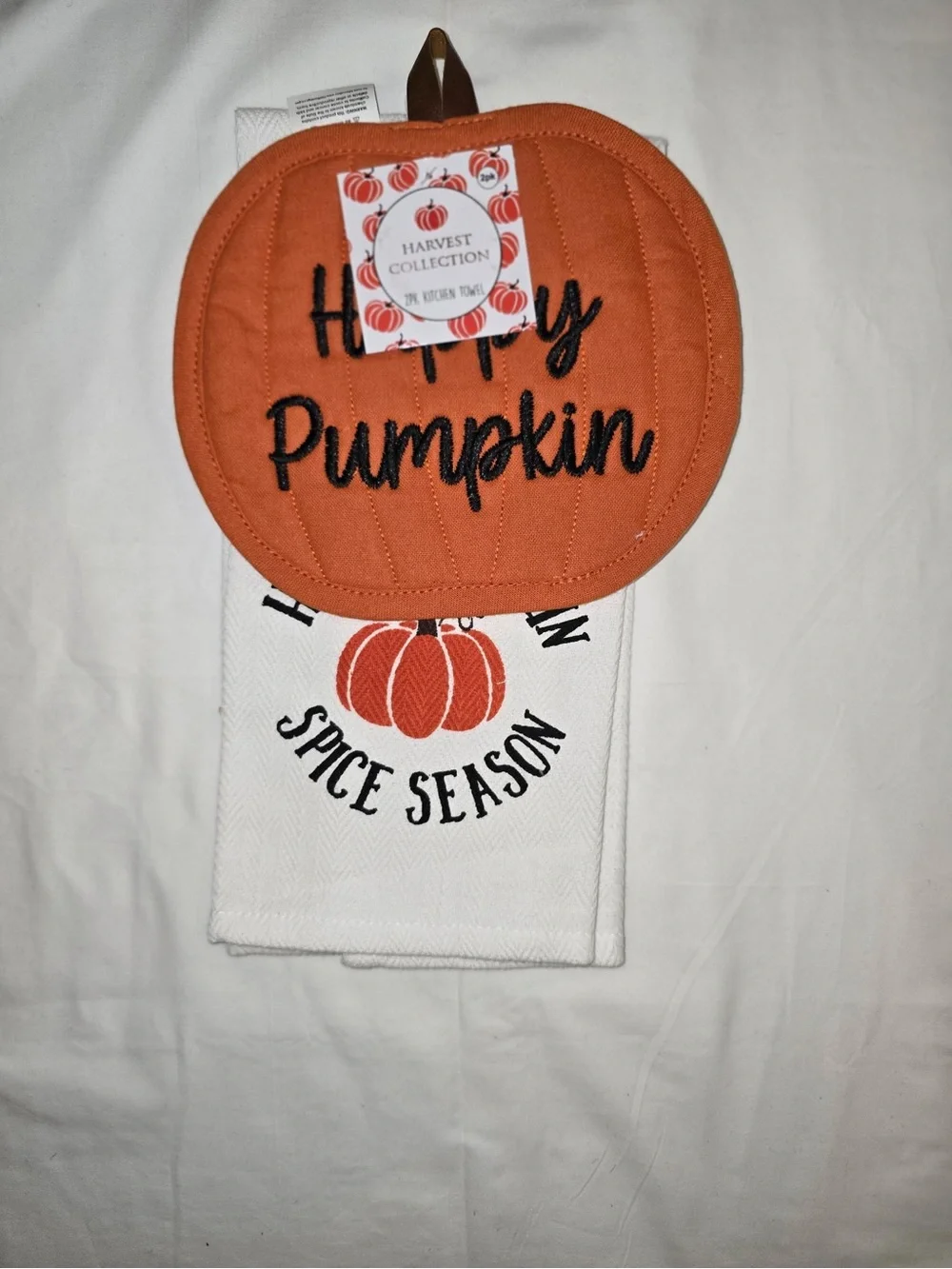 Harvest Pumpkin Orange Kitchen Set by
